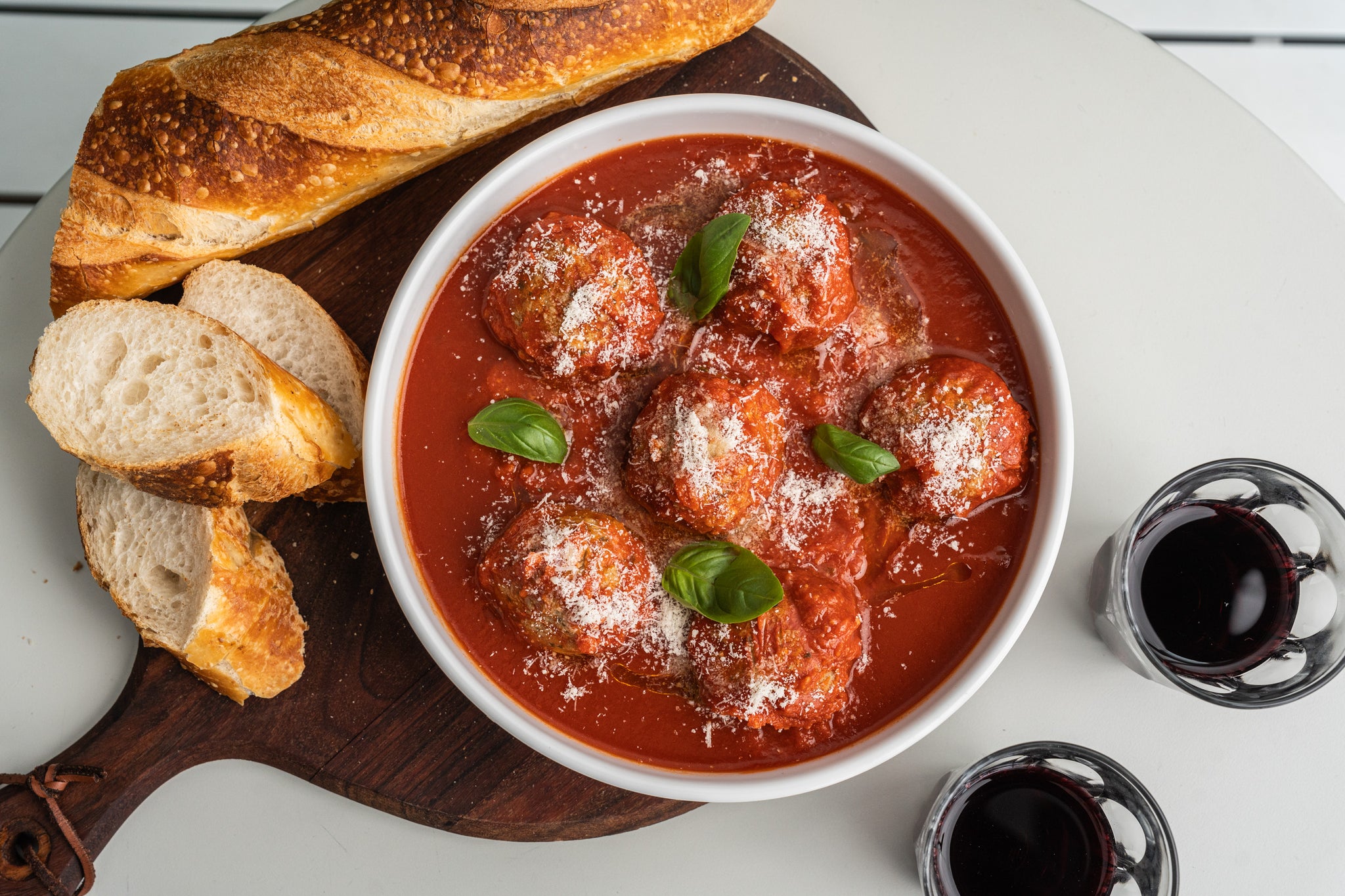 Slow Cooked Italian Meatballs